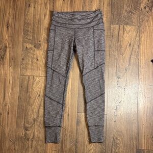 Athleta Excursion Heathered Gray Leggings